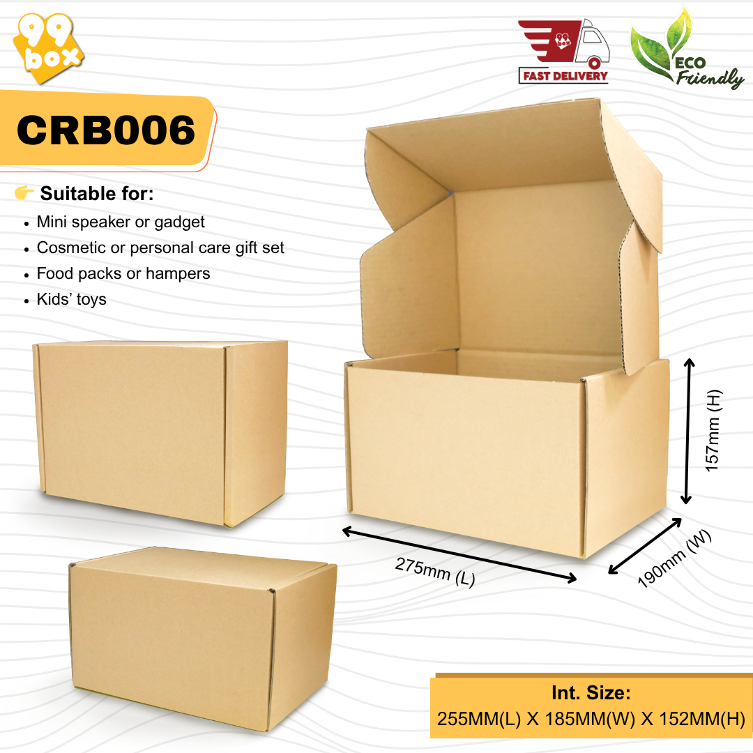 CRB006 - 275mm(L) x 190mm(W) x 157mm(H)