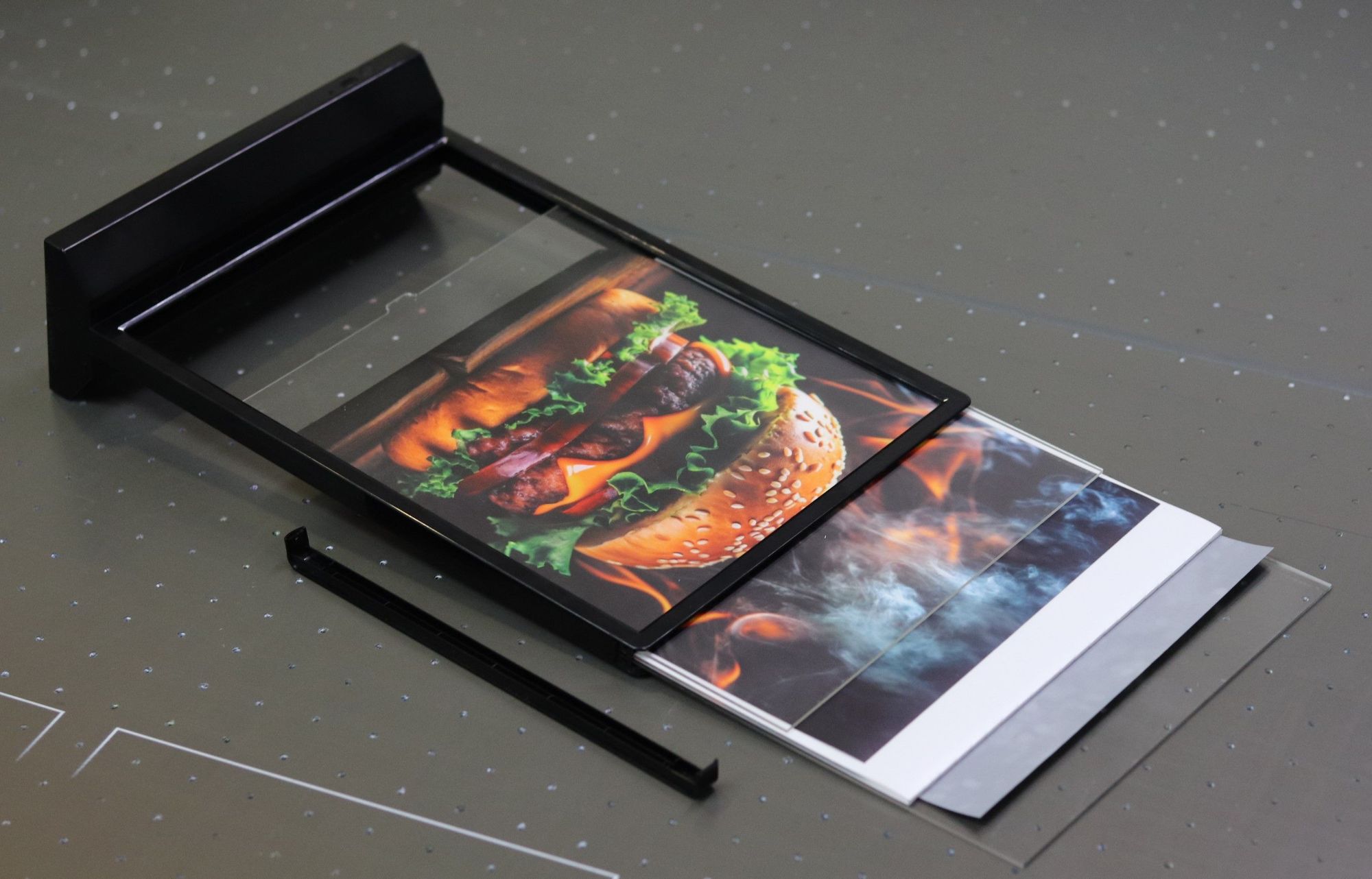 GlowFrame Duo - Rechargeable Double-Sided LED Tabletop Frame ...
