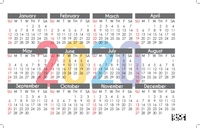 Calendar Tag 2020 Template 1