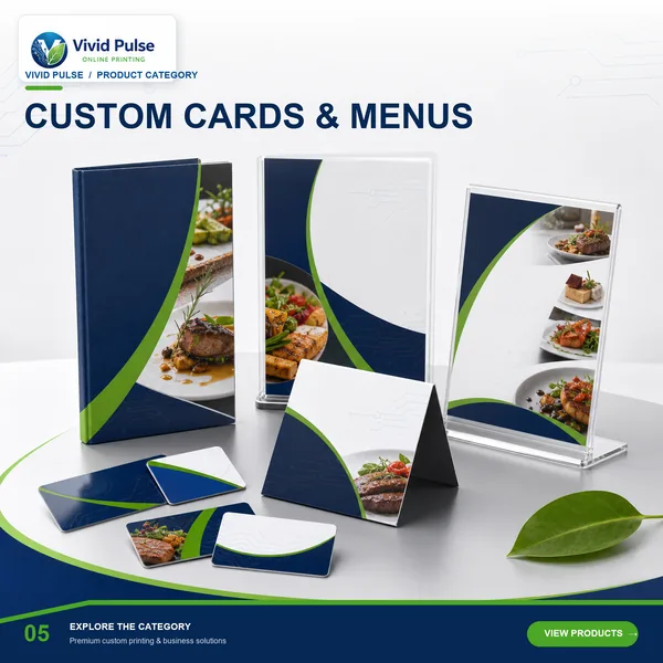 Custom Card & Menu Printing