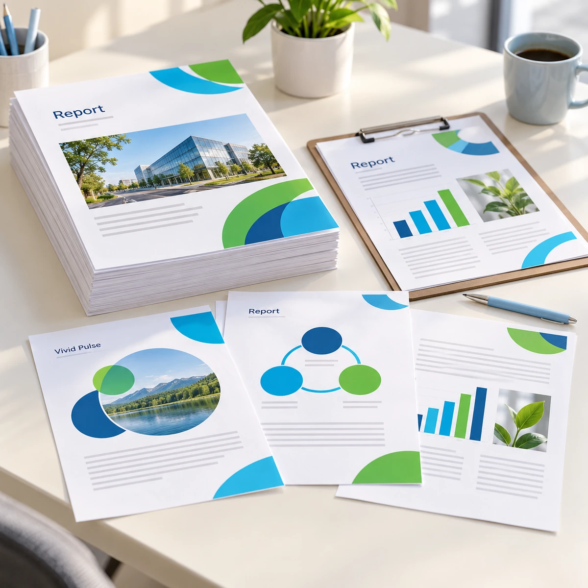 Color digital printing for internal pages