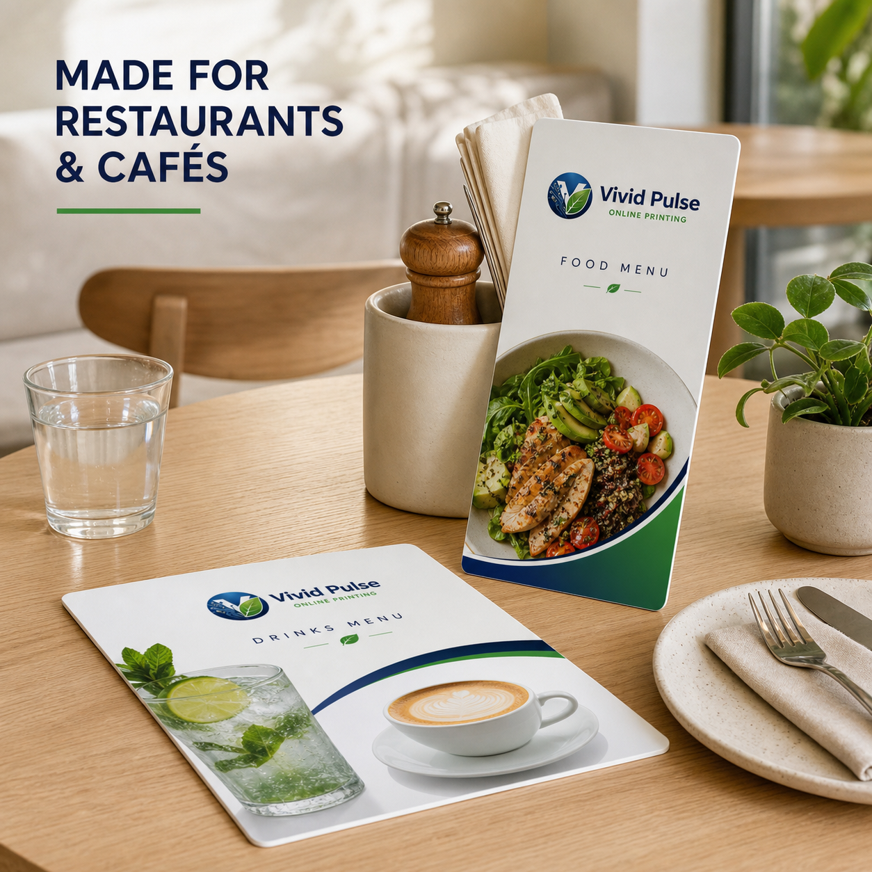 Cetakan Menu PVC Tersuai 4