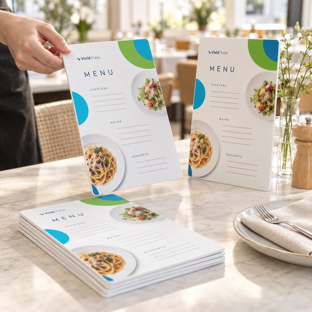 Custom PVC Menu Printing 1