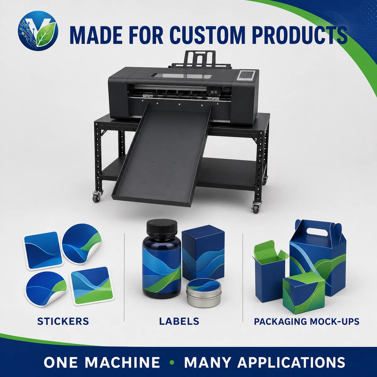 Flat-Sheet Digital Die Cutter for Custom Shapes and Labels 4