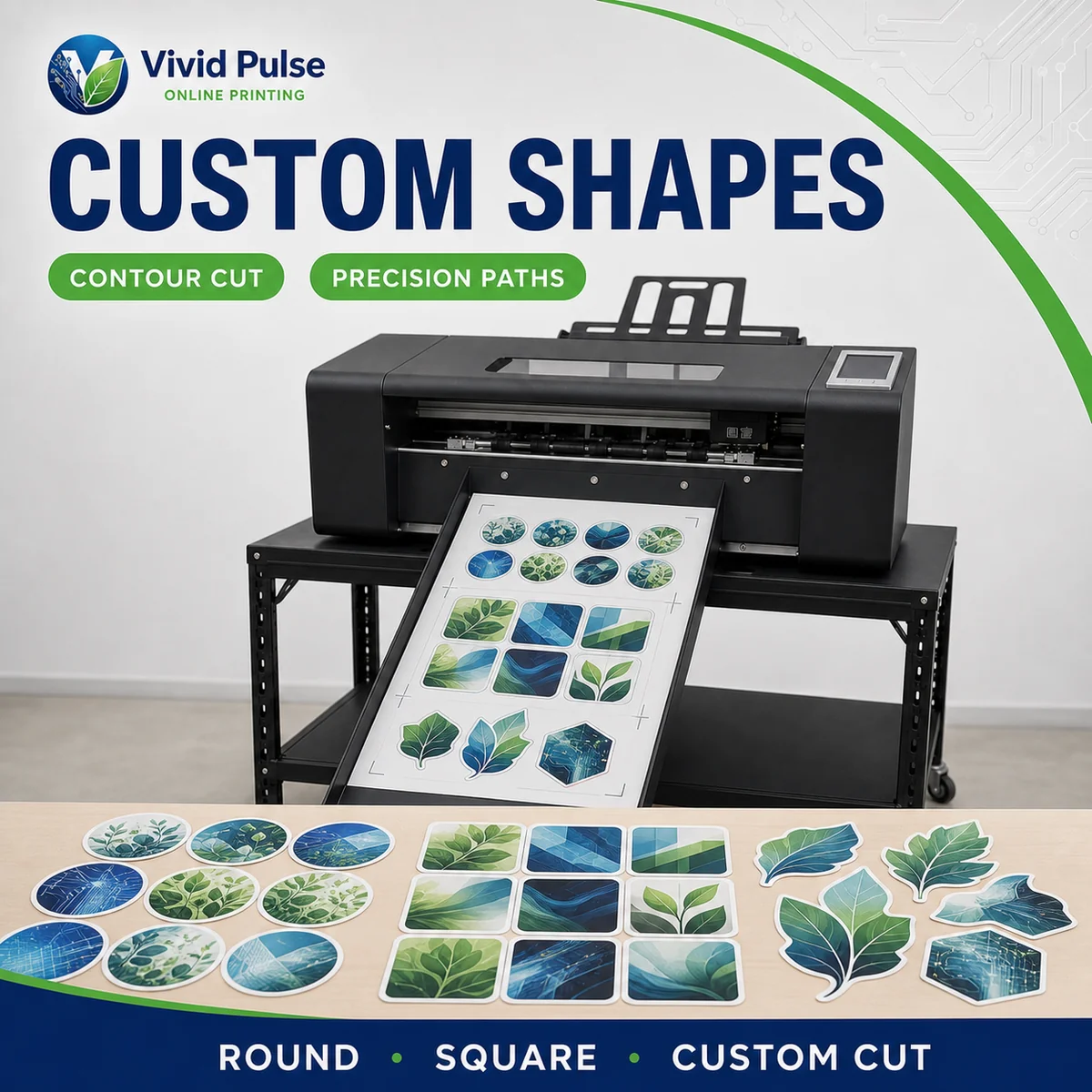 Flat-Sheet Digital Die Cutter for Custom Shapes and Labels 2