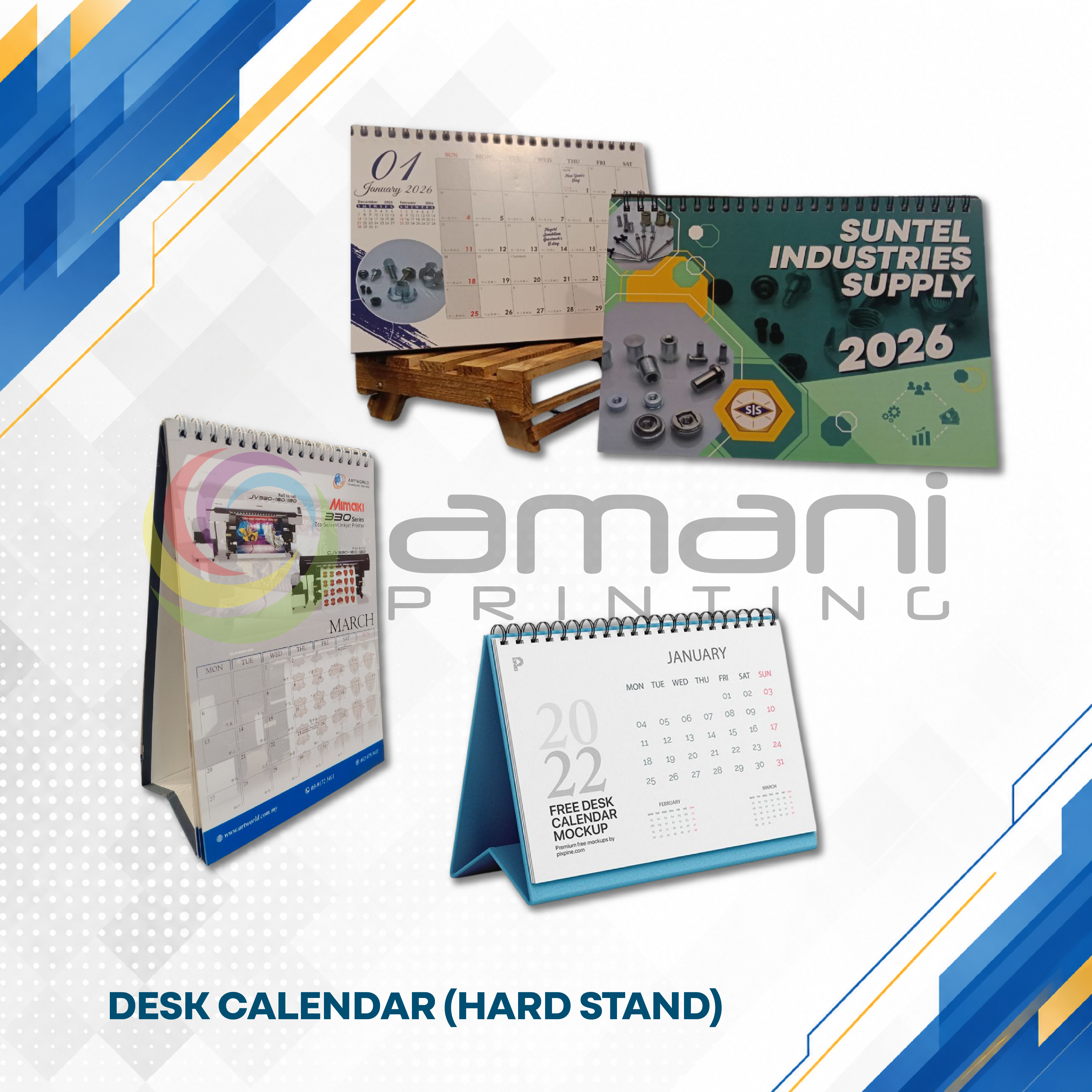 Desktop Calendar (Hard Stand)