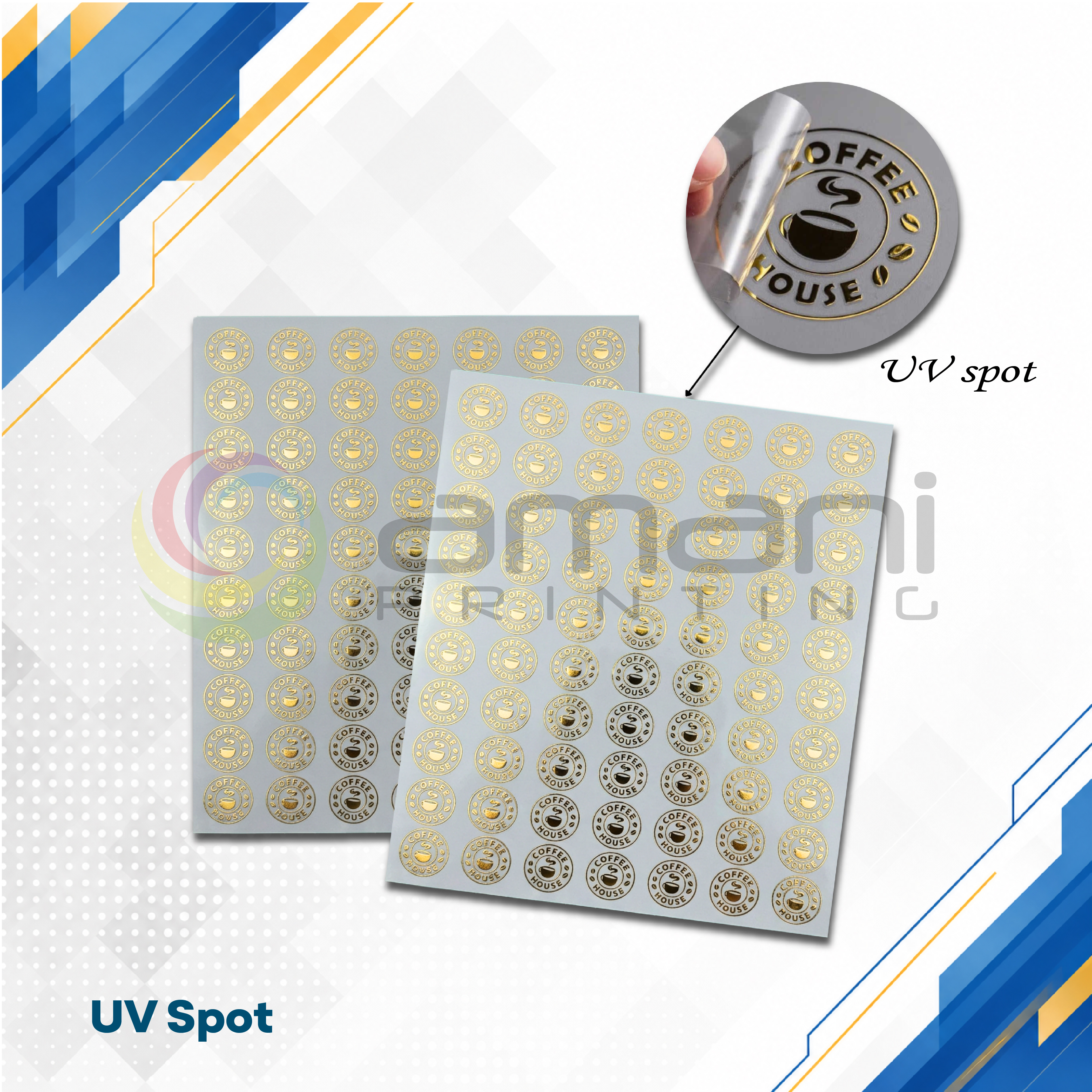 UV Spot Sticker