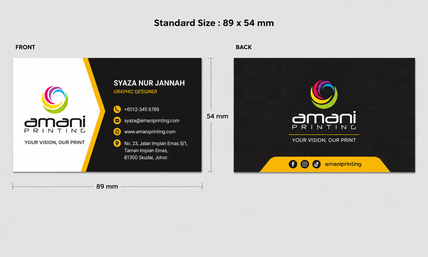 Standard size