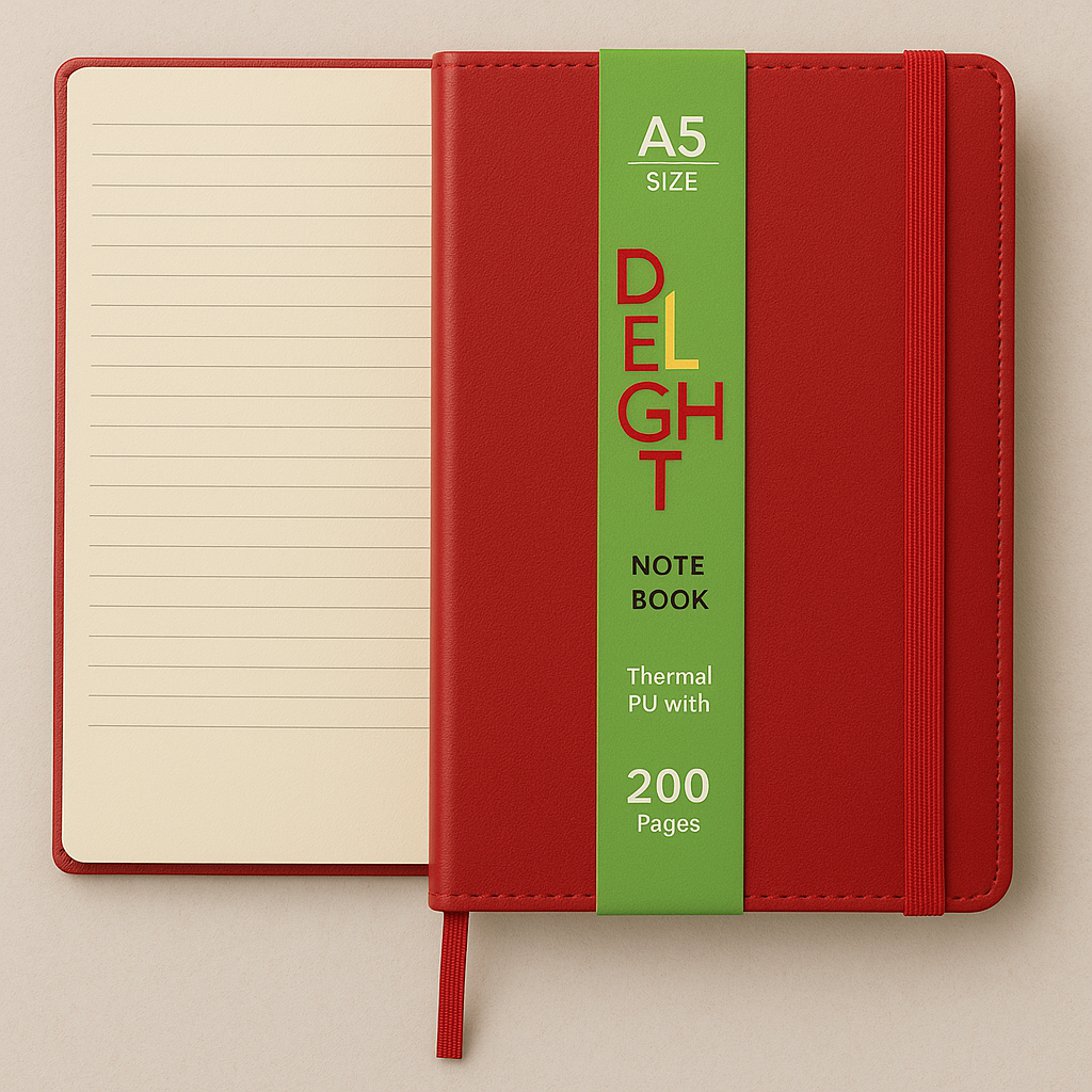 DELIGHT NOTEBOOK – Vibrant Utility with a Premium Touch