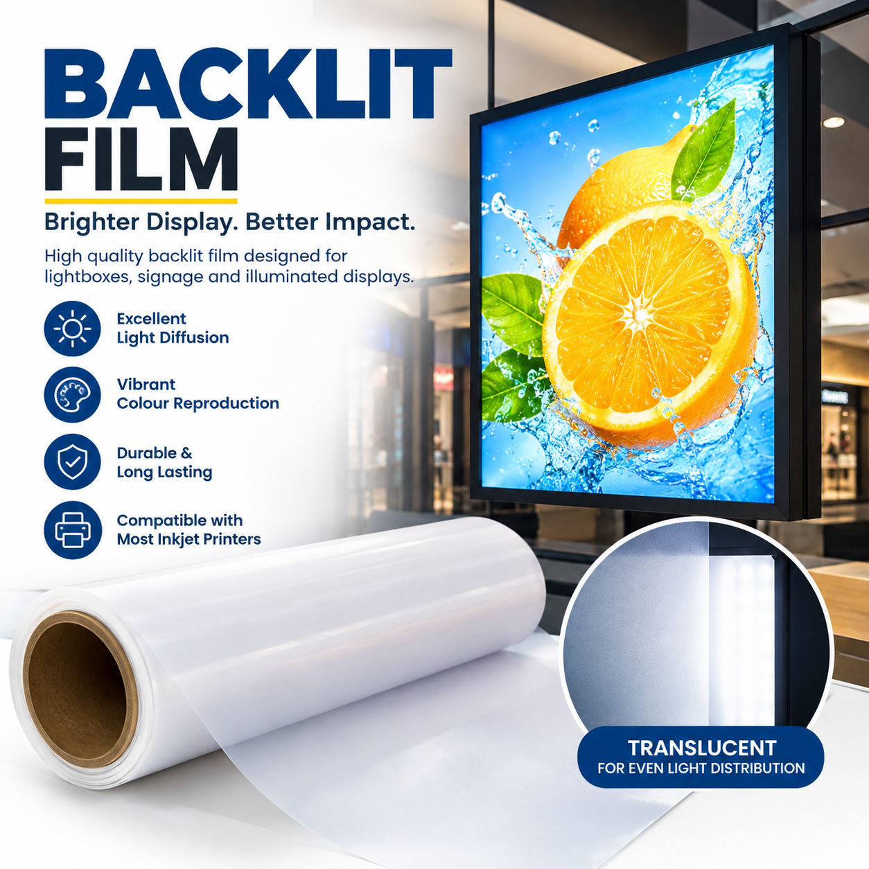 Backlit Film Poster