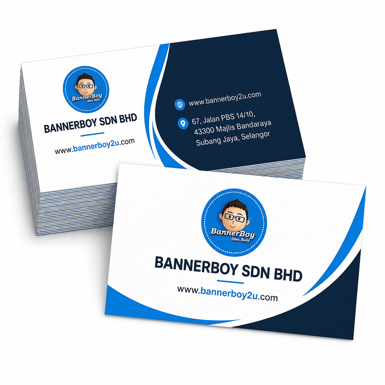 Business Card With UV Varnish (Glossy Coating)