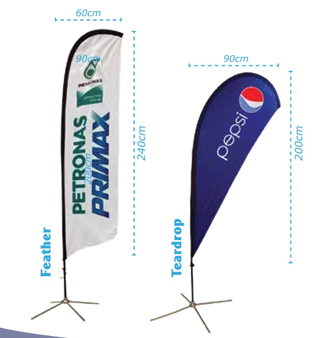 Beach Flag - Feather