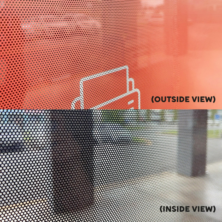 One Way Vision Sticker