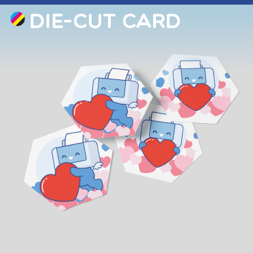Die-cut card / การ์ดไดคัท