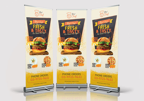 Pull Up Banner Stands