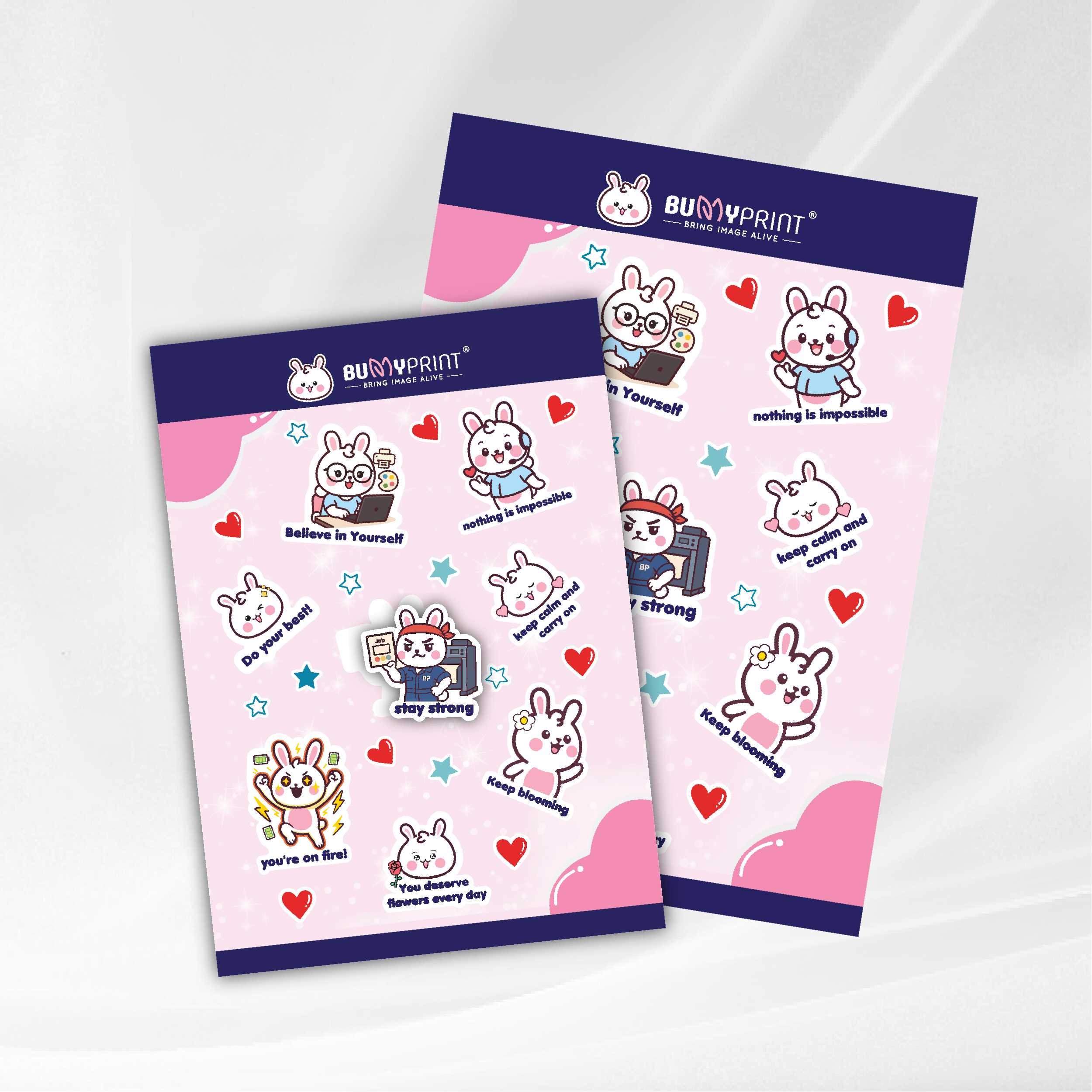 Multiple Die Line Sticker