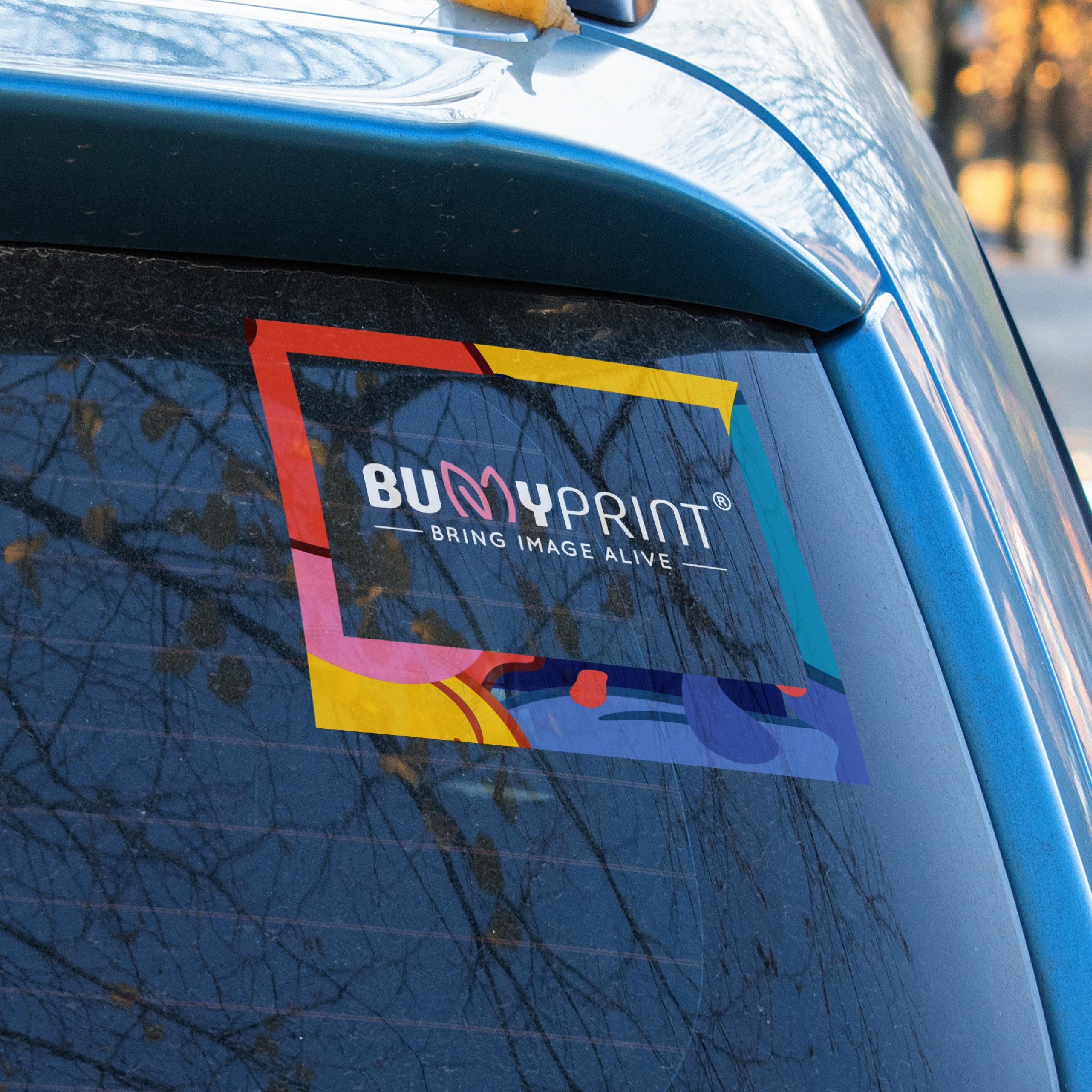 Static Cling Window Sticker (Car Sticker)