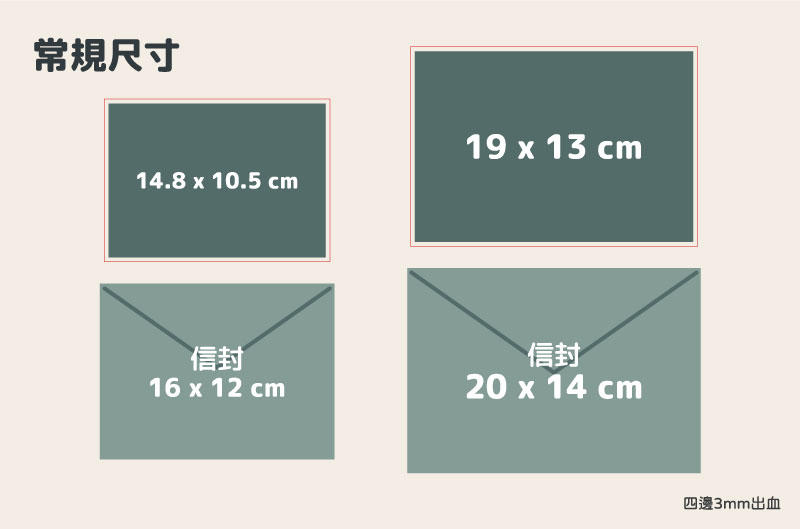 數位壓線名片常規尺寸