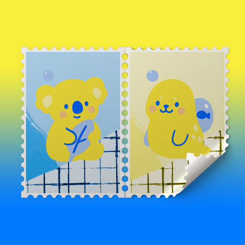 Stamp Stickers