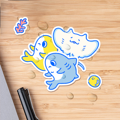 Waterproof Synthetic Stickers