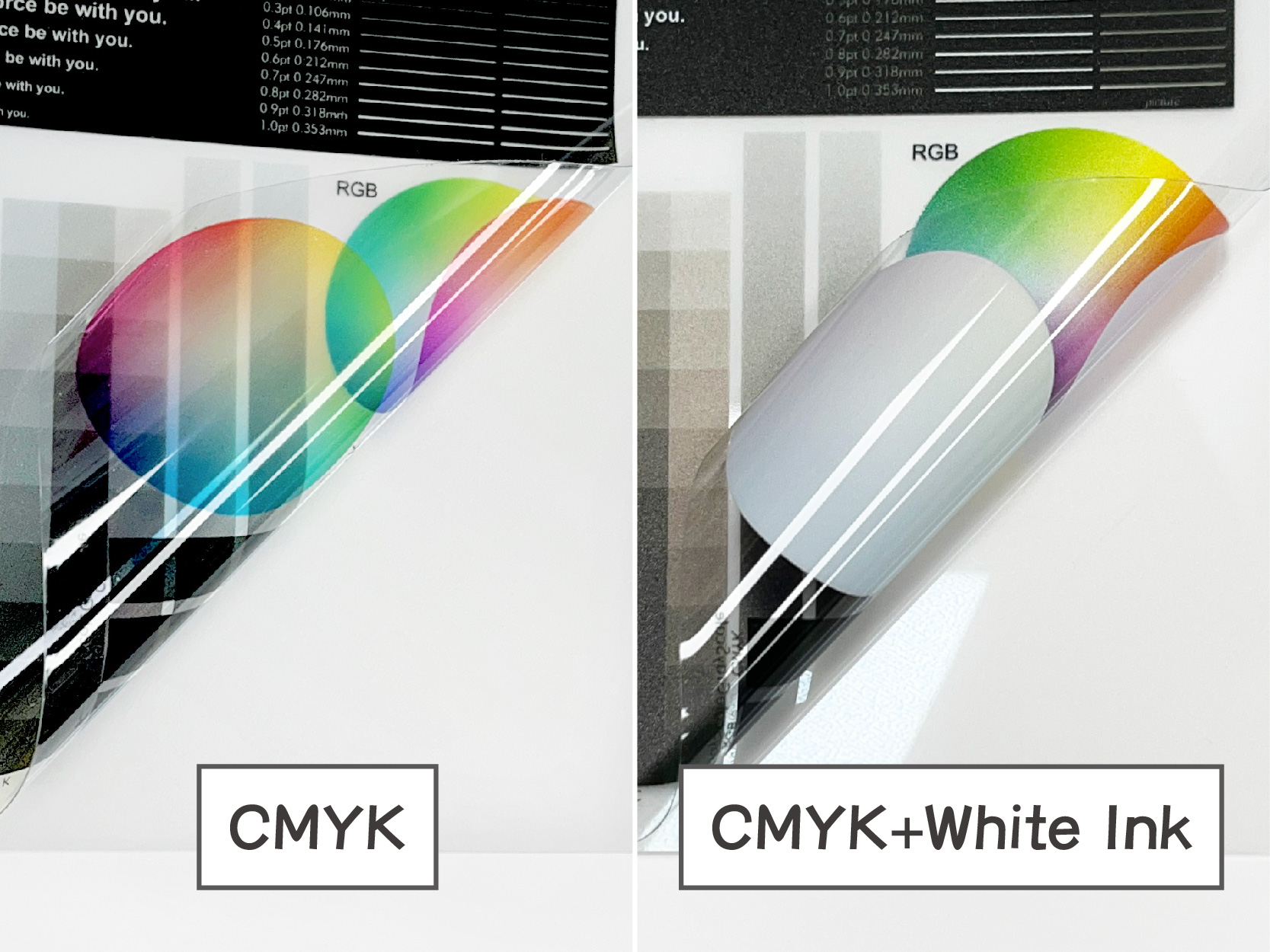 UV Stained Glass Sticker - White Ink Printing 5