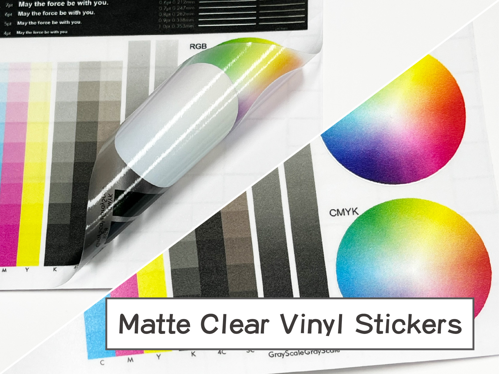 UV Stained Glass Sticker - White Ink Printing 4
