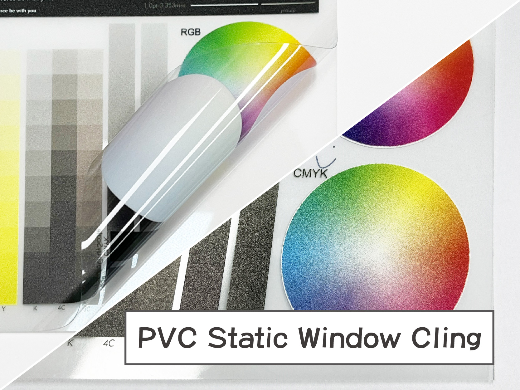 UV Stained Glass Sticker - White Ink Printing 2