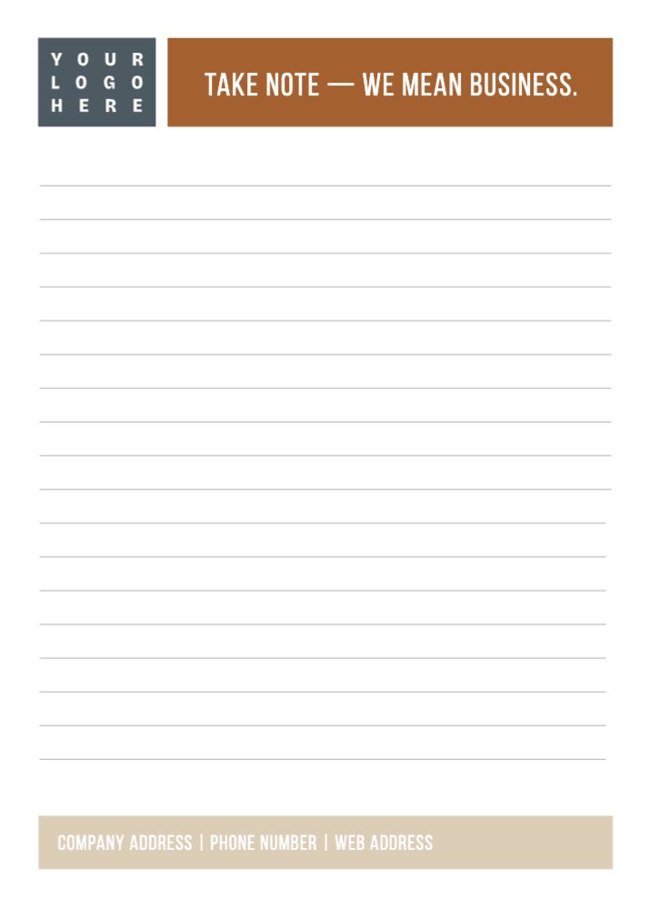 Explore Custom Notepads Templates & Personalize Instantly