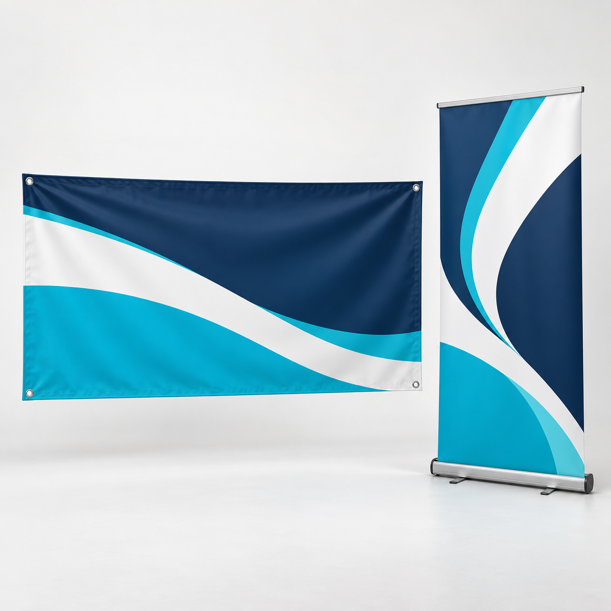 Vinyl and mesh banners
