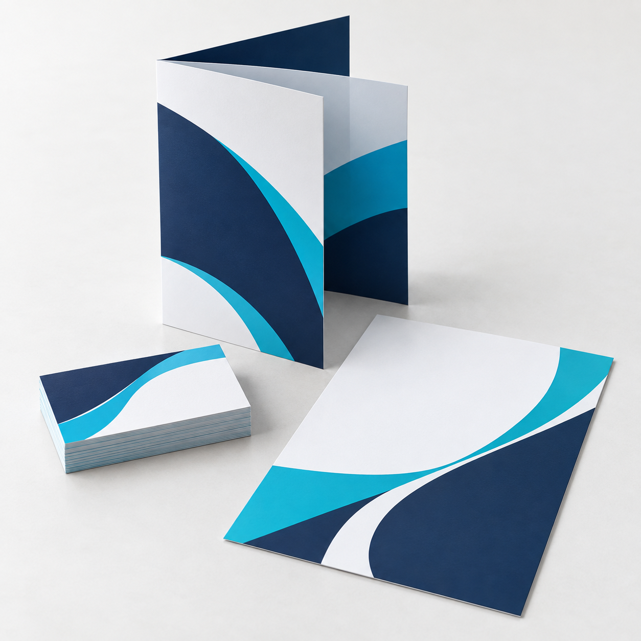 Printed business cards