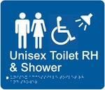 Unisex Toilet RH & Shower Accessible