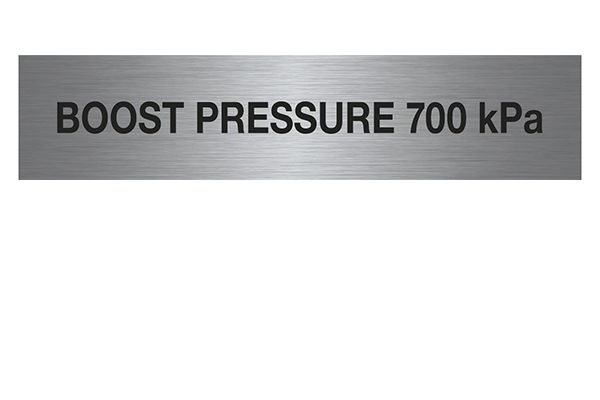 Boost Pressure 700 kPa