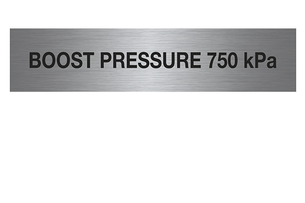 Boost Pressure 750 kPa