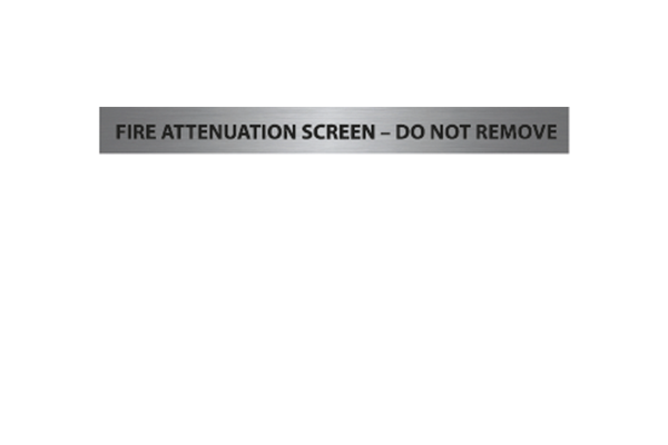 Fire Attenuation Screen