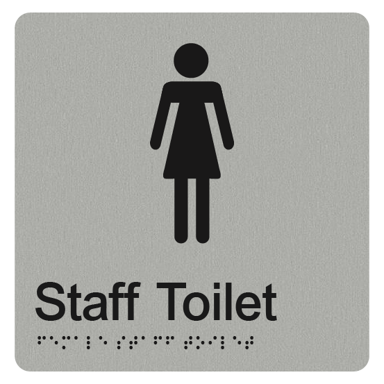 Female Staff Toilet Signs
