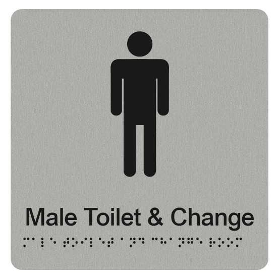Male Toilet & Change Signs