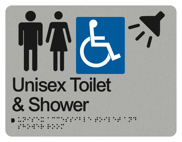 Accessible Toilet & Shower Unisex LH/RH