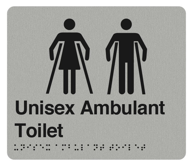 Unisex Ambulant Toilet Signs