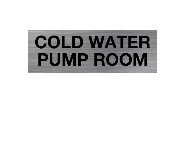 Cold Water Pump Room