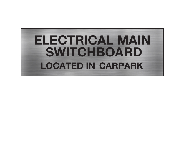 Electrical Main Switch Board Carpark