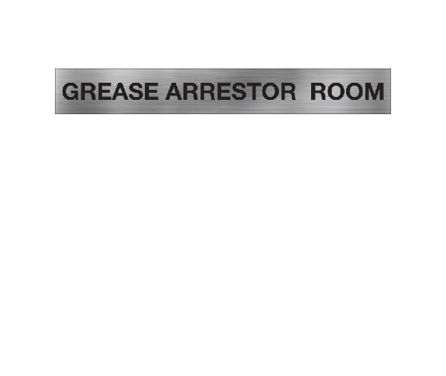 Grease Arrestor Room