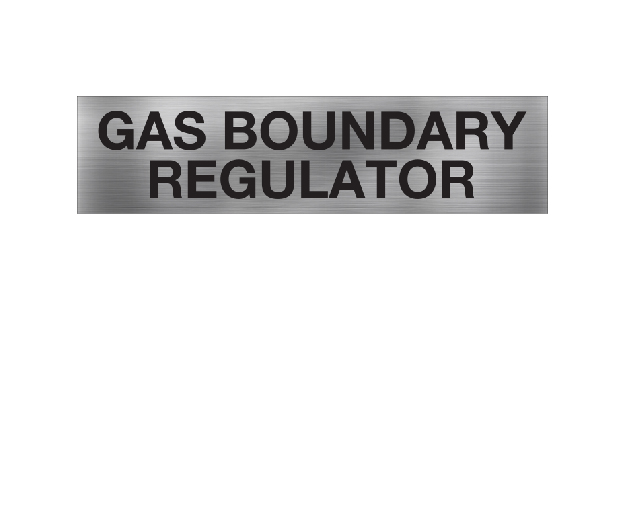 Gas Boundary Regulator