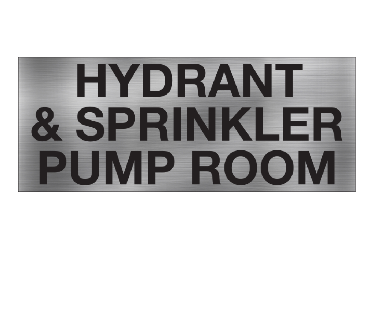 Hydrant and Sprinkler Pump Room