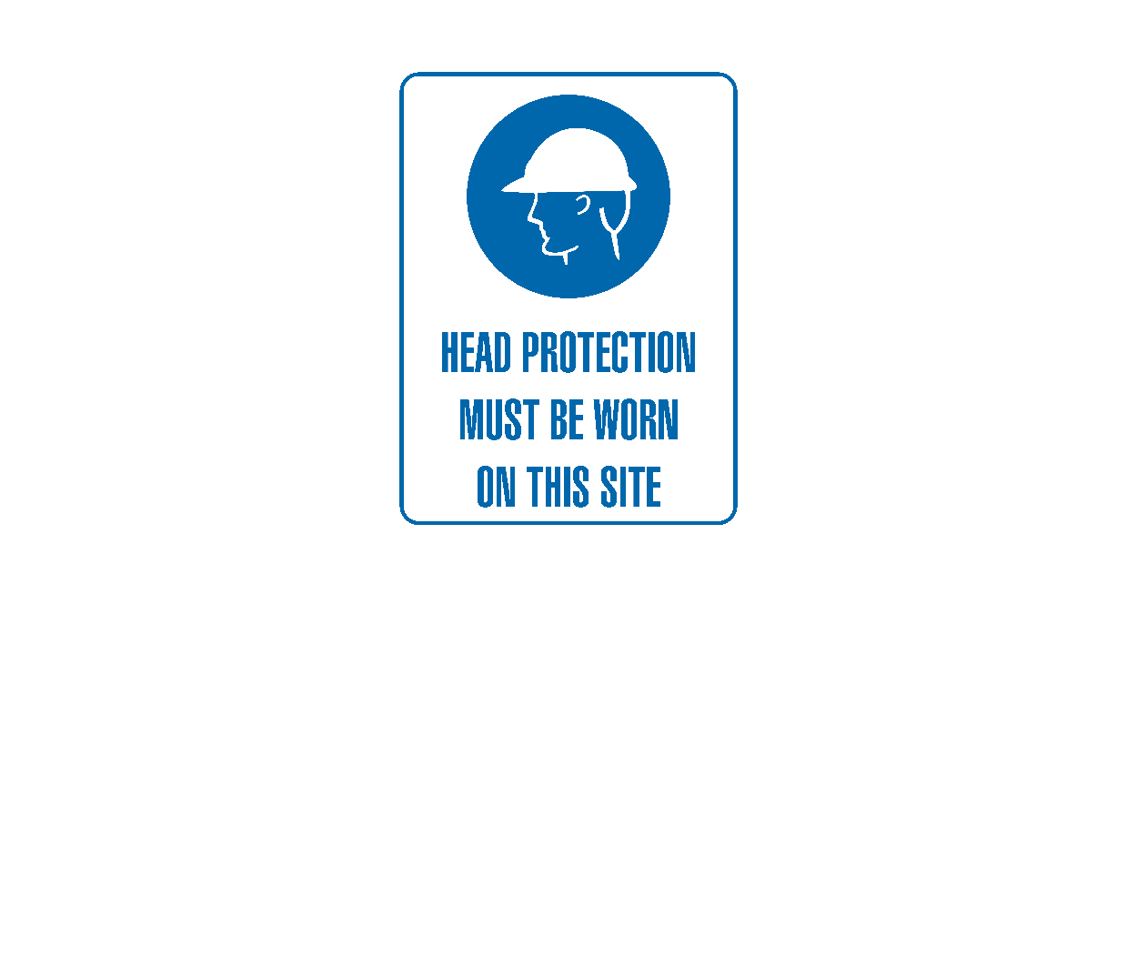 Head Protection Sign