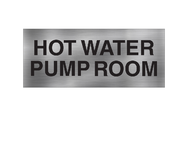 Hot Water Pump Room