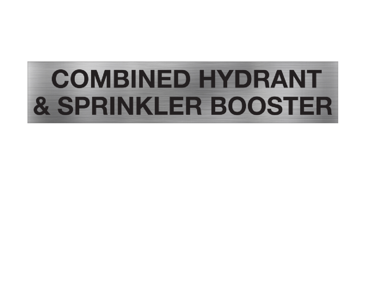 Combined Hydrant & Sprinkler Booster