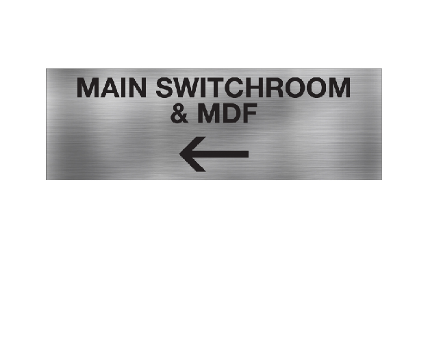 Main Switchroom and MDF (Basement and Left & Right Arrow)