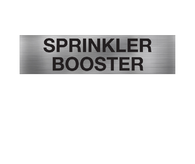 Sprinkler Booster