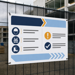 Custom Corflute Signs for Construction and Outdoor Use