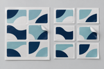 Cutting guide — sheet stickers (left) or individual stickers (right)